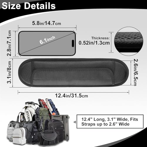 FIEIL 2 Pack Extra Thick Shoulder Strap Pad, Universal Replacement Shoulder Pad, for Shoulder Bags, Guitar Strap, Detachable Shoulder Strap Pad Pads Help Relieve Shoulder Pain(Sandwich Mesh) - size: 2 Pack Sandwich Mesh