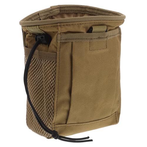 Vaguelly Waist Pouch Outdoor Storage Solution Lightweight Outdoor Utility Adjustable Drawstring Chalk Bag Made of Sturdy Oxford Cloth Multipurpose Fanny Pack for Camping and Hiking
