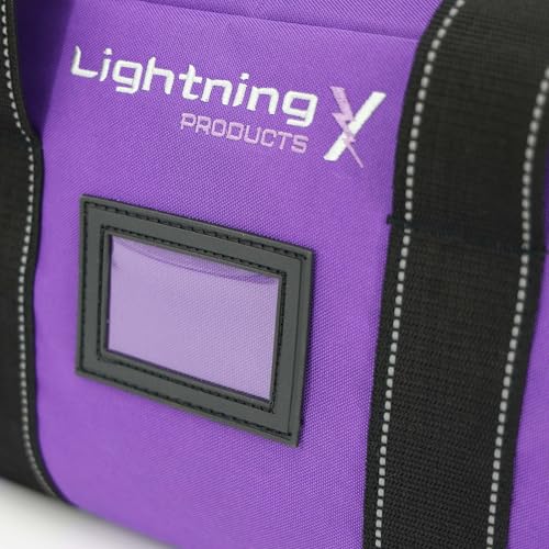 Lightning X Customizable Large EMT Medic First Responder EMS Trauma Jump Bag w/Embroidered Name - PURPLE - color: PURPLE