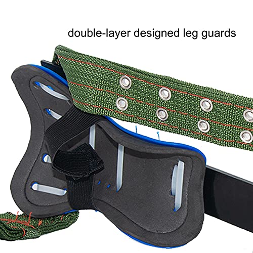 Litong Tree Climbing Gear 2 Pack Stainless Steel Spikes Outdoor Tool | Perfect for forestry work, hunting, trimming and fruit harvesting, offering stable support for various climbing tasks
