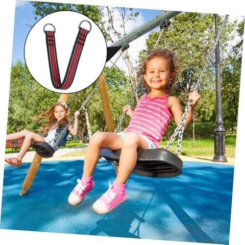 2Pcs Hammock Hanging Strap High Strength Suspension Straps for Swings Aerial Yoga Punching Bags Buckles for Outdoor Use Versatile Support Safety