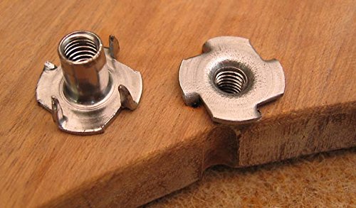 Escape Climbing Four Pronged Zinc T-Nut | Durable Steel Hardware for Rock Climbing Holds | Easy Install (500)