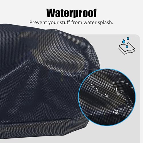Gloppie Shoe Bags for Travel, (2-Pack) Shoe Storage Bag with Drawstring, Packing Organizer for Sneakers, Gym, Luggage, Closet, Weekender Overnight Travel Essentials