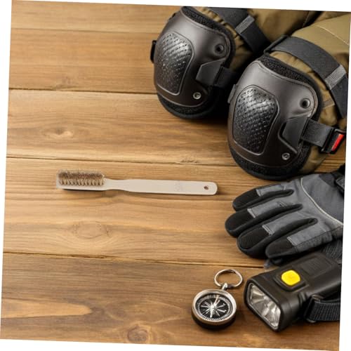 Abaodam Bouldering and Natural Bristles Climbing Hold Cleaner Climbing Brush with with Long Wooden Handle Wooden Handle Natural Bristles Rapid Drying Mountaineering Cleaning Tool Rapid
