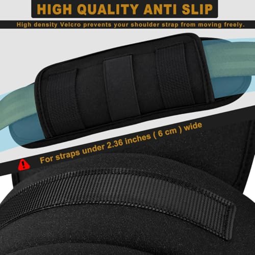 ZINMARK Tactical Shoulder Pad with Ultra-Thick Cushion for Vest Shoulder Straps and Backpacks, Comfort and Breathable (1PCS-Black) - color: Black