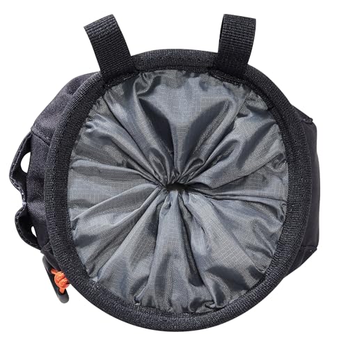 Petzl SAKAPOCHE Ergonomic Chalk Bag with Pocket - color: Nlack