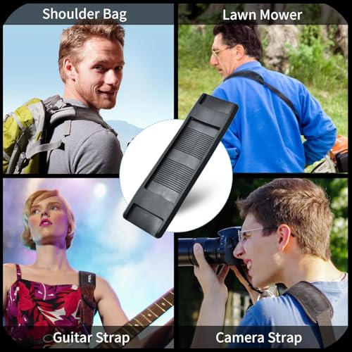 5pcs 1" (26mm) Nonslip Shoulder Strap Pad Rubber Pad,Universal Replacement Shoulder Pad, for Shoulder Bags, Guitar Strap, Detachable Shoulder Strap Pad Pads