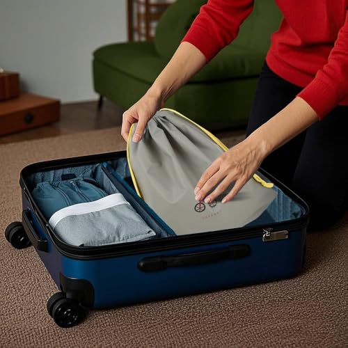 Waterproof Drawstring Bag, PE Plastic Storage Bag Organizing Bag for Sport Travel Organize Pouch for Clothing Shoes Toiletries 3 Sizes