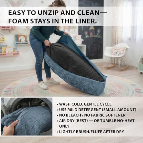 Matini Home Crash Pad 48" X 60" - Sensory Pad with Cover Foam Blocks for Kids and Adults, Ideal Gymnastics Equipment to Jump, Play or Relax - Turquoise - color: Turquoise 48" X 60"
