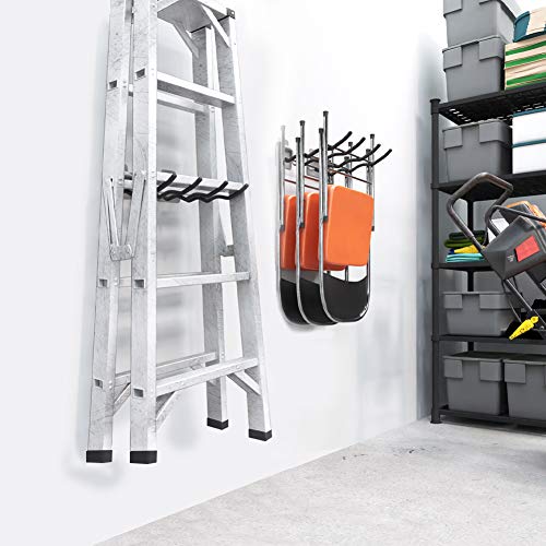 TORACK Garage Hooks Tool Organizer, 4 Pack Heavy Duty Steel 12" Wave Hooks, Wall Mount Garage Storage Utility Hook for Car Tires, Ladder, Chairs, Power Tools, Garden Tools - size: 4-Pack 12" Wave Hooks