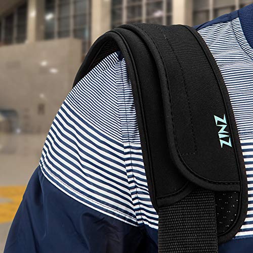 ZINZ Ultra Thick & Breathable Universal Shoulder Pad Cushion for Bag - Long & Comfort - color: Black