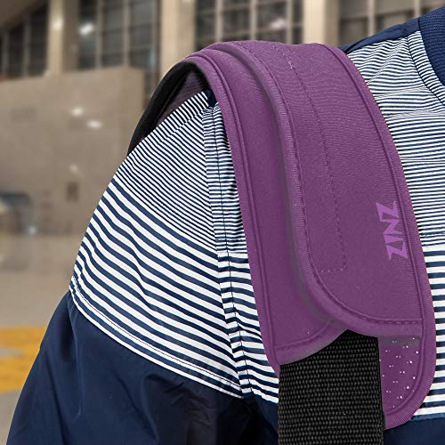 ZINZ Ultra Thick & Breathable Universal Shoulder Pad Cushion for Bag - Long & Comfort - color: Purple