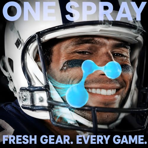Stink Gone 2-in-1 Sports Equipment Cleaner & Odor Eliminator - 3X Enzyme Concentrate for Gloves, Hats, Helmets, Cleats, Shoes, Clothes, Gym Bags, Gym Equipment & Athletic Gear, 16oz
