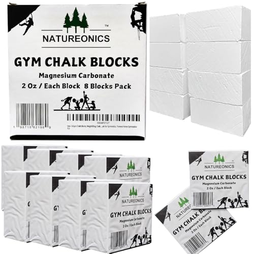 Chalk Blocks, Gym Chalk Blocks, Chalk Blocks for Weight Lifting, Chalk Blocks for Climbing, Hand Chalk, Chalk for Work Out, Chalk for Gymnastics, Pommel Horse Gymnastics-1Lb