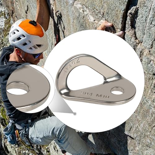 harayaa Climbing Anchor Stainless Hanger Bolt Anchor Secure Climbing Bolt Quick Setup Compact Design Suitable for Sports Climbing Home Gym Outdoor - size: M10