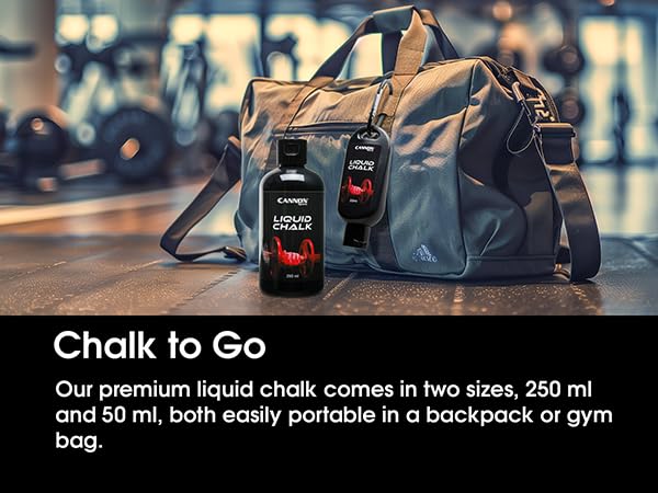 Cannon Sports Liquid Gym Chalk – Pro Non-Slip & Sweatproof Grip – Quick Dry Mess-Free Hand Chalk for Weightlifting, Powerlifting, Rock Climbing, Gymnastics, Pole Dancing & Training