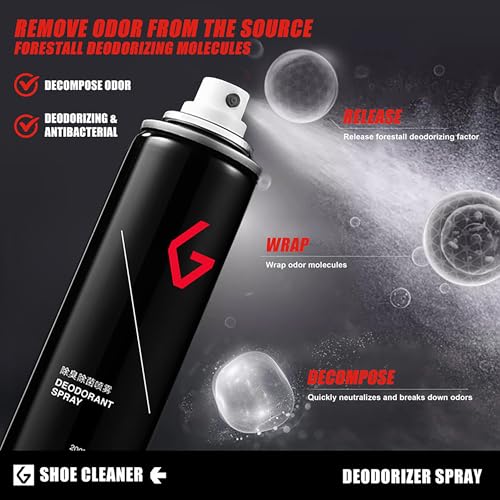 GOTO Shoe Deodorizer Spray 6.76Fl oz, Fit for Shoes Odor, Sneakers, Boots, Suede and Nubuck