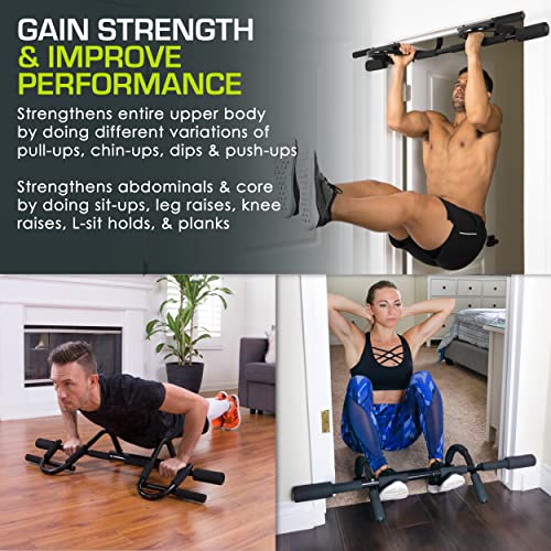 ProsourceFit Pull Up Bar for Multi Use Fitness & Home Gym Exercise - style: Multi Grip