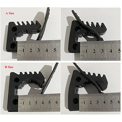ITrims Storage Molle Panel Modular Buckle Hooks for Vehicle SUV Car Accessories Interior Trunk Organizer Shelf Luggage Storage Carrier Hanging Boards Fastener 4Pcs - style: D