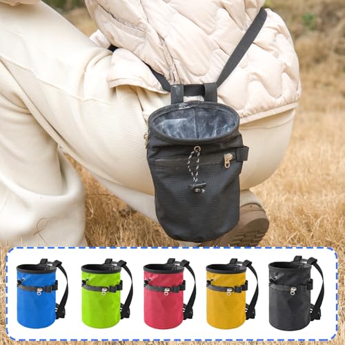 Rock Climbing Chalk Bag Waterproofs Chalk Bag Bouldering Bucket for Rock Climbing Weight Lifting Magnesia Powder - color: Better color