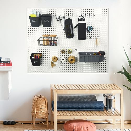 Pegboard J Hooks Black 80pcs Peg Board Metal Tool Hangers for Garage Craft | 1/4" Pegboard Accessories, Stainless Steel Hooks with A Small Plier, Adjustable J Hook for Slot Panels, Wire Shelves, Racks - style: 80pcs Black J Hooks