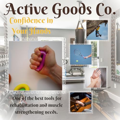 Hand Exerciser - PROFESSIONAL GRADE, Set or Single, Different Sizes. Visit to see more! Bague classique en silicone parfaite pour améliorer la force, la puissance et la vitesse dans les poignets. - size: 18 Single Ring - 3.8 in - 150 lb