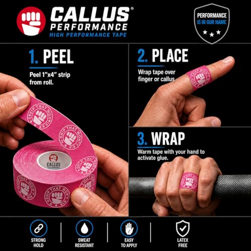 Pre-Cut Finger Tape (1x4") – Slim Hook Grip Tape for Weightlifting, Gymnastics & Rock Climbing – Flexible, Sweat-Proof & No-Residue Adhesive – 3-Pack, 150 Strips Total - style: Finger Tape