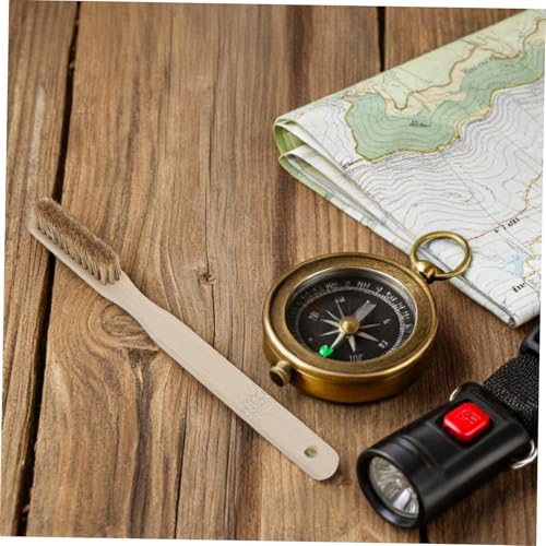 PRETYZOOM Rock Climbing Brush with Hard Boar Bristle Edge for Bouldering Accessories, Portable Wood Handle, Rapid Drying Design for Outdoor Climbing and Humid Environments