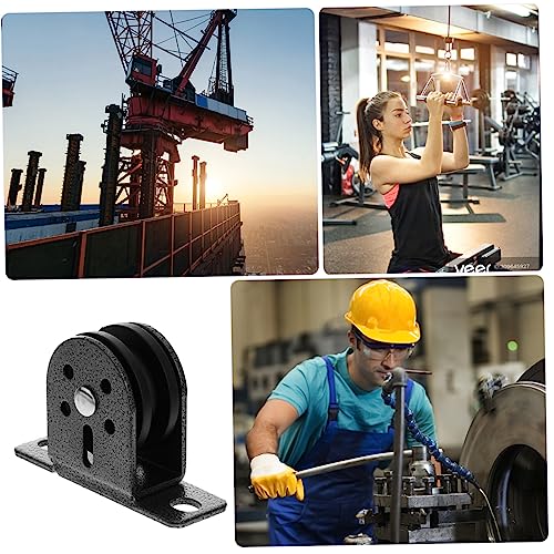 Silent Fixed Pulley for Heavy Lifting Anti-Gravity Cable Wheel Mute Fitness Hoisting System for Home and Gym Use Load Capacity