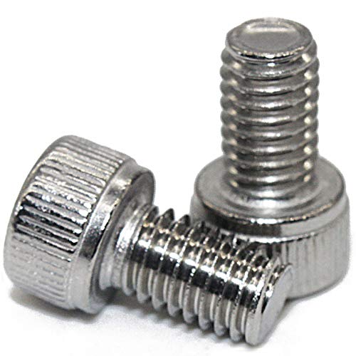 Fullerkreg M6-1.0 x 16MM Socket Head Cap Screws, Allen Socket Drive, Din 912, AISI 304 Stainless Steel (18-8), 20 PCS - size: M6-1.0 x 16MM