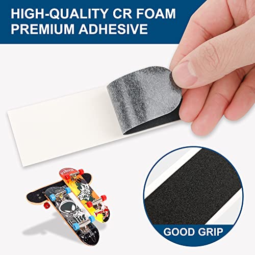 20Pcs Fingerboard Grip Tape, Precut Foam Grip Tape,Foam Tape for Fingerboards, Precut & One Step Instal(20)