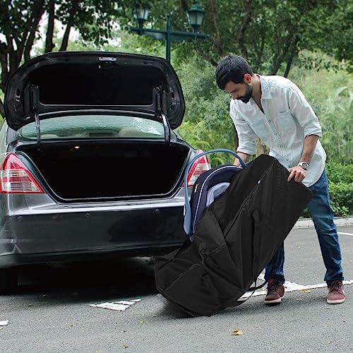 COOLBEBE 42" Sports Duffle Bag - 150L Extra Large Travel Duffel Luggage Bag with Upgrade Zipper, Sturdy & Water Resistant, Black - size: 42" x 15" x 15"