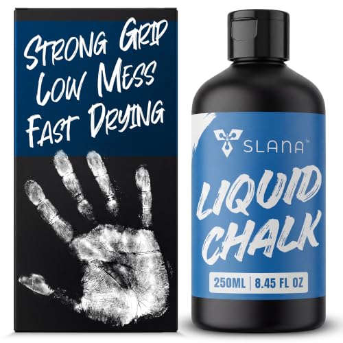 Liquid Chalk for Weightlifting, Gym and Workout Hand Chalk Grip | Magnesium carbonate grip chalk in 50ml, 59ml clear and 250ml sizes. For lifting, cheer, gymnastics and CrossFit. - size: 8.5 fl oz (Travel Buddy)