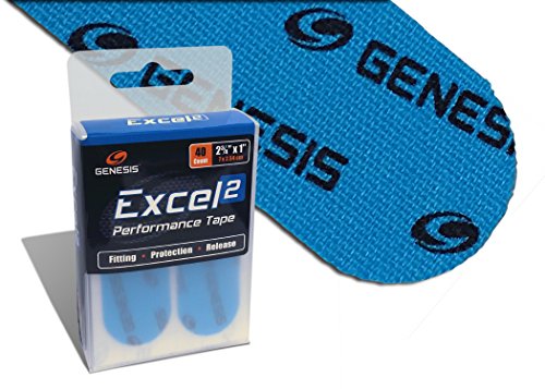 Genesis Excel Performance Tape - Fitting & Protection Finger Tape for Bowlers - color: #2 - Blue
