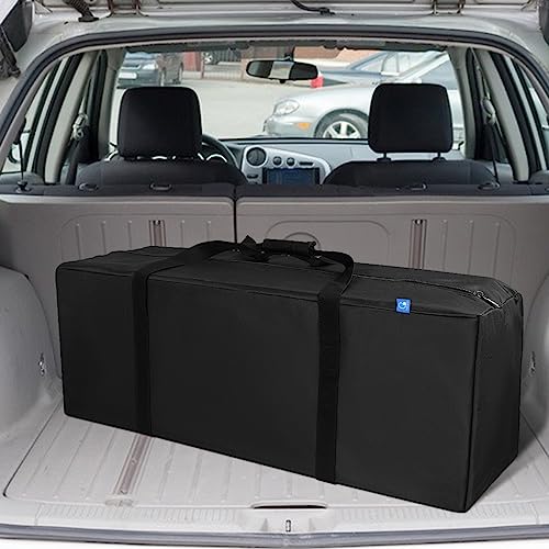 COOLBEBE 42" Sports Duffle Bag - 150L Extra Large Travel Duffel Luggage Bag with Upgrade Zipper, Sturdy & Water Resistant, Black - size: 42" x 15" x 15"