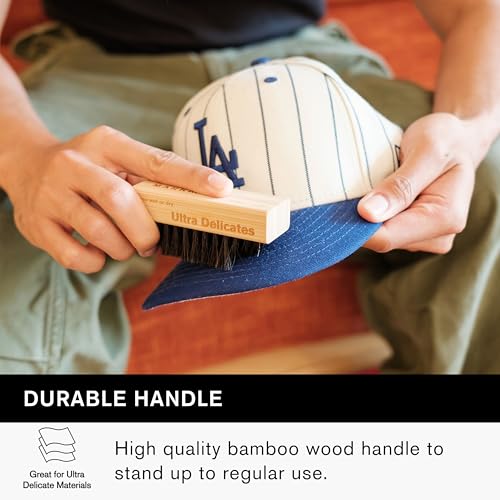Jason Markk Ultra Delicate Shoe & Hat Cleaning Brush, Soft Bristles and Bamboo Wood, Sneaker Care, Extra Gentle, Ideal for Footwear, Safe for Wool, Cotton, Felt, Polyester, and More - style: Ultra Delicate Brush