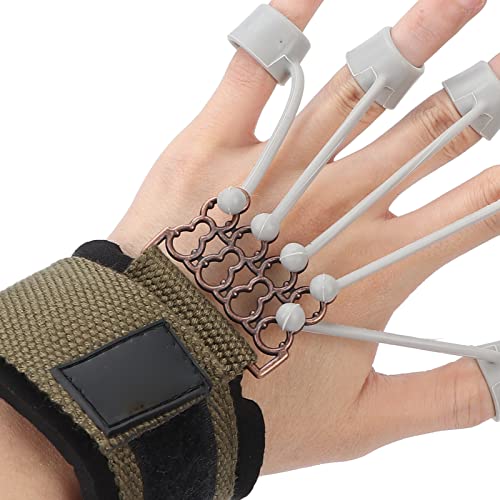 Dioche Finger Strengthener Guitar Finger Exerciser with Adjustable Wrist Strap - Silicone Hand Grip Strengthener for Training, Suitable for Rock Climbing, Guitar, Tennis and More - size: 20lb