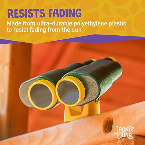 Jack and June Green and Yellow Rotating Playset Binoculars Compatible with Most Playsets