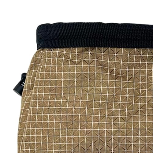 Rock Climbing Chalk Bag Storage Pouch Drawstring Closure Climbing Accessories Waist Belt Chalk Carrier Bag for Weightlifting