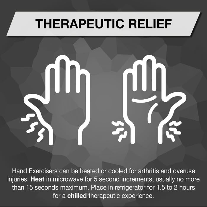 THERABAND Hand Exerciser, Stress Ball, Therapy, Squeeze, Exercise, Green | Hand exerciser for grip strengthening, hand therapy and finger, wrist and forearm exercise