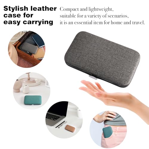 Manicure Pedicure Set Personal Care Nail Clipper Kit 7 PCS Manicure and Pedicure Kit Nail Care Kit for Men Suitable for Travel(Gray) Present for Men Husband Boyfriend Parent - color: gray