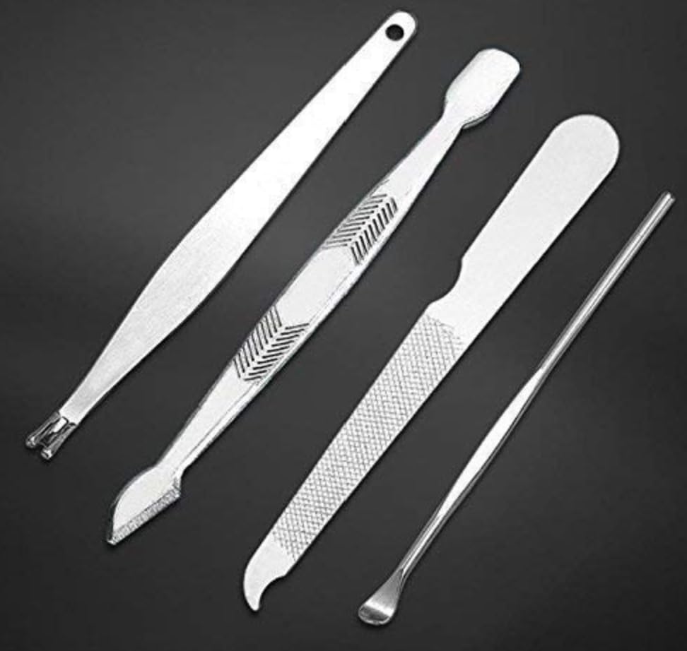 Nail Clippers Set Fingernail and Toenail Clipper Cutters for Men and Women, Professional Manicure Pedicure Grooming Kit, 16 Pieces Stainless Steel Nail Care Tools with PU Leather Travel Case