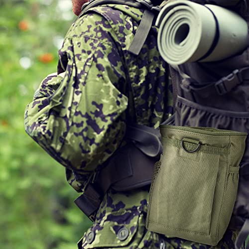 Shappy 3 Pcs Dump Pouch Military Belt Pouch Molle Adjustable Attached Hip Holster Bags
