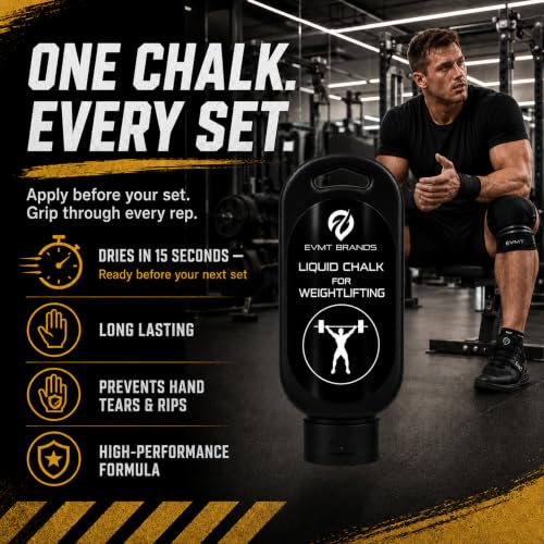 Liquid Chalk, Mess Free Gym Chalk for Weightlifting, Gymnastics, Rock Climbing, Dancing. Sweat Resistant and Long Lasting for Stronger Grip. - color: B2-2pk Lf