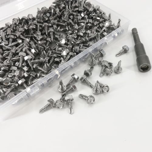 Sheet Metal Screws，Hex #8x1/2‘’（300） | Metal Fastener - color: Hex #8x1/2‘’（300）