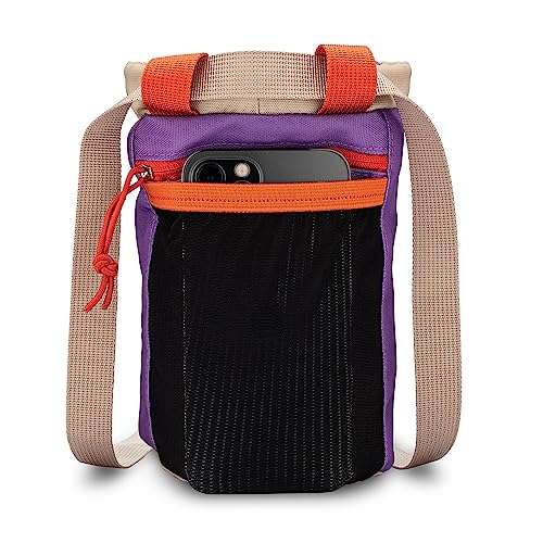 Oso Supply Co - Classic Chalk Bag for Rock Climbing, Bouldering Chalk Bag Bucket with Quick-Clip Belt, Zippered Pockets and Pouch - Perfect Indoor/Outdoor Rock Climbing Gear Equipment - color: Lavender
