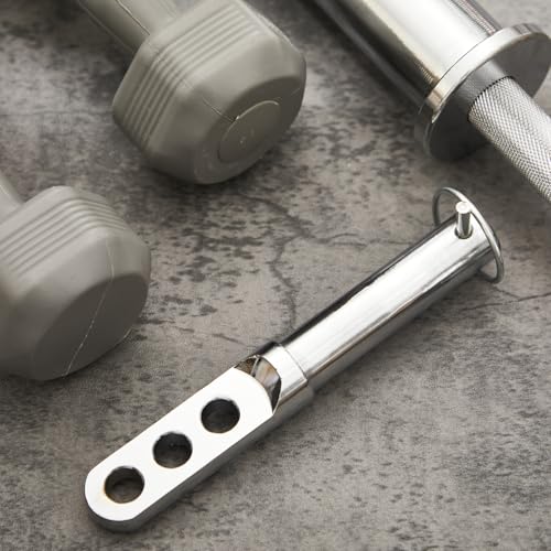 Lasnten Adjustable Fitness Rack Pulley Pin for 3" Racks - 1" Hole Heavy Duty Power Rack Attachment, Home Workout Equipment for Strength Training & Muscle Building, Gift for Fitness Enthusiasts