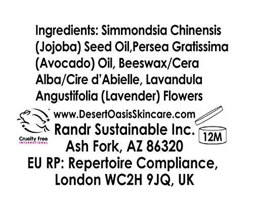 USDA Organic Lavender Jojoba Oil Hand Salve for Rich Conditioning (2 oz) | Over 50% Jojoba Oil with Beeswax & Avocado Oil – Rich Conditioning Balm for Dry Hands, Feet & Cuticles 60 g