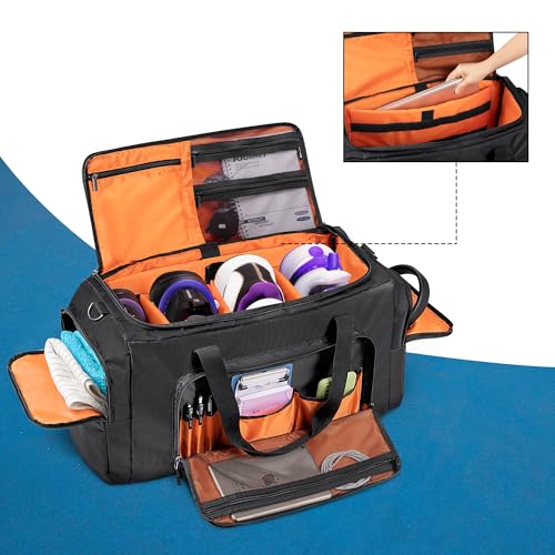 DSLEAF Sneaker Travel Bag for 4 Shoes, Shoe Duffle Bag for Women & Men | Portable Handle & Shoulder Straps, Used as Sneaker Bag, Travel Duffel Bag, Gym/Sports Bag