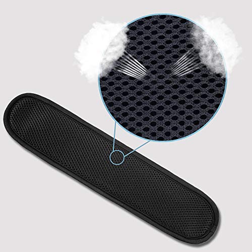 ZINZ Ultra Thick & Breathable Universal Shoulder Pad Cushion for Bag - Long & Comfort - color: Black